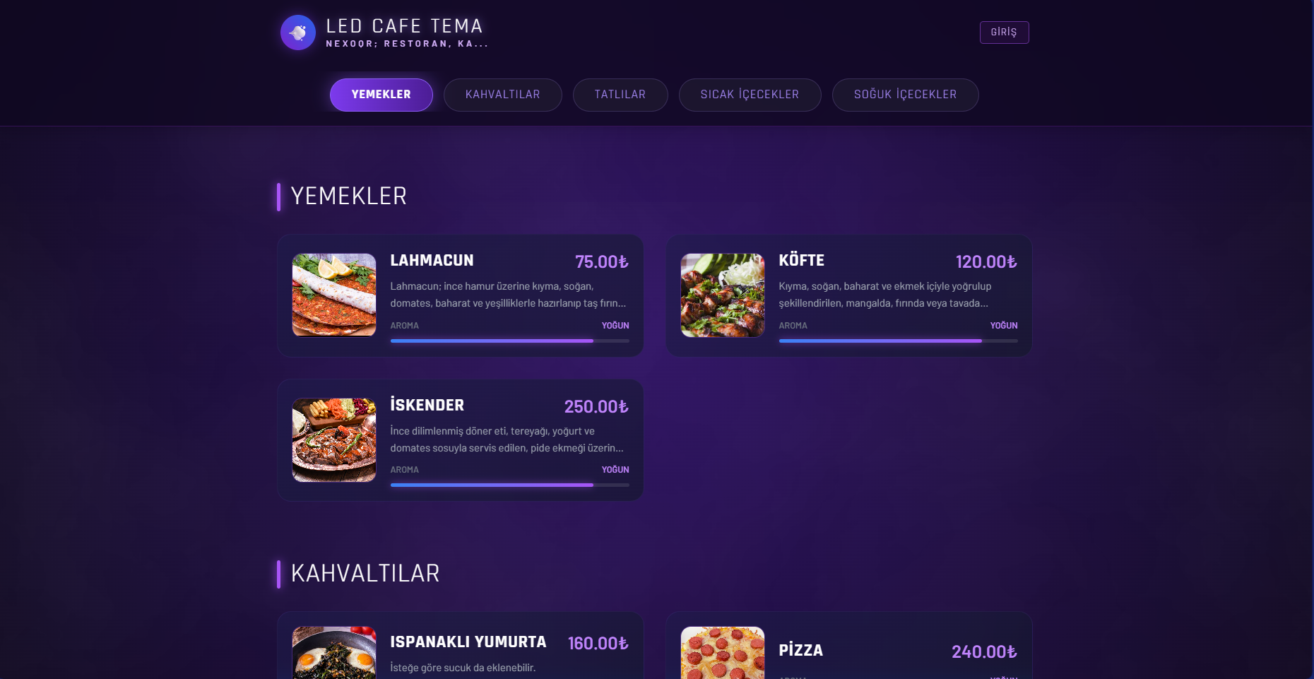 Led Cafe Tema