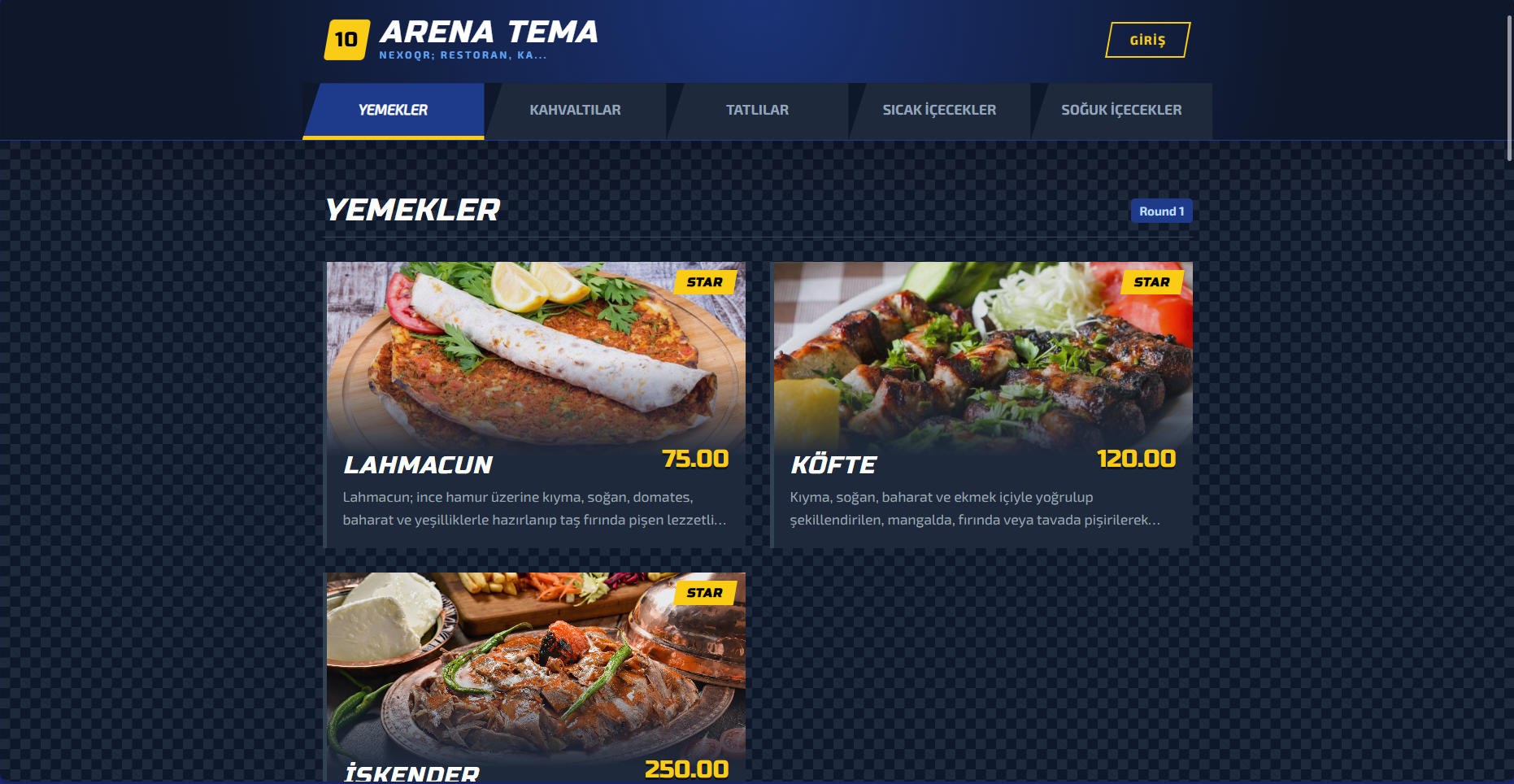 Arena Tema
